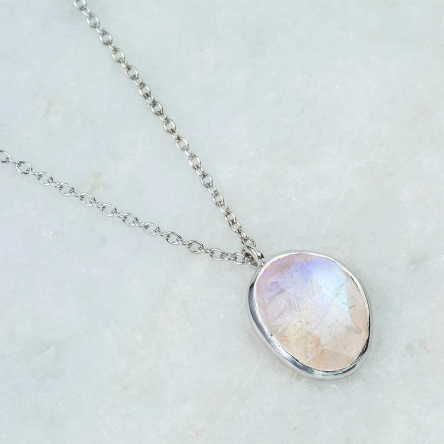 simple semi precious stone pendant by carrie elizabeth jewellery ...