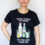 'Good Tonics We Bring' Christmas T Shirt, thumbnail 1 of 7