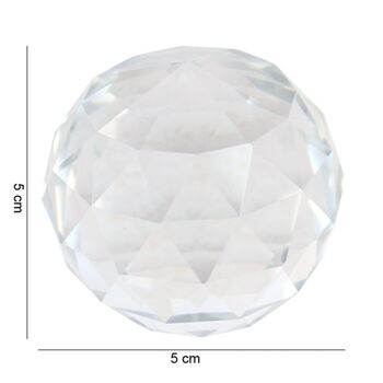 Faceted Crystal Ball Paper Weight, 2 of 2