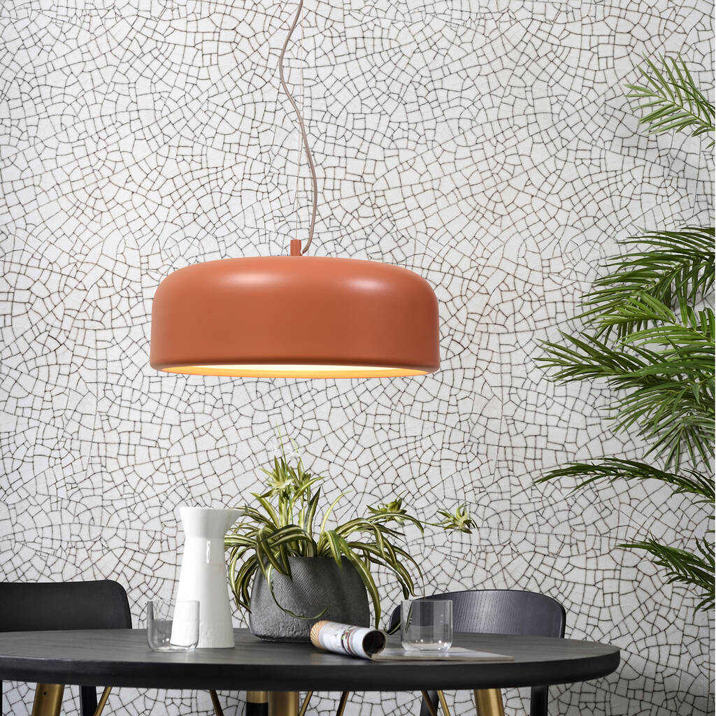 Terracotta Hanging Pendant Light By Lime Lace