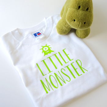 Personalised Father, Son And Baby Monster T Shirts, 3 of 7