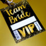 Team Bride Vip Pass Hen Party Lanyard Favours, thumbnail 6 of 12