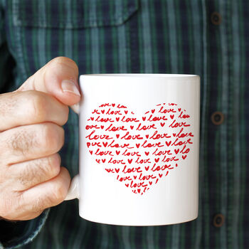 Valentine’s Day Heart Mug – Love Design Gift, 5 of 7