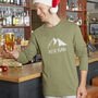 Piste Again Men's Long Sleeved Christmas T Shirt, thumbnail 1 of 6