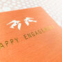 Gold Foiled Engagement Card, thumbnail 4 of 5