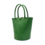 Selva Green Mini Tote Straw Bag, thumbnail 5 of 6
