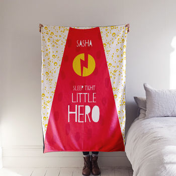 Personalised Super Hero Cape Blanket, 3 of 5