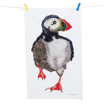 Large Puffin Tea Towel, 3 of 3