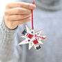 Christmas Cracker Wooden Hanging Tree Decoration, thumbnail 3 of 4