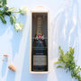 Personalised Wedding/Engagement Initails Wooden Bottle Box, thumbnail 9 of 9