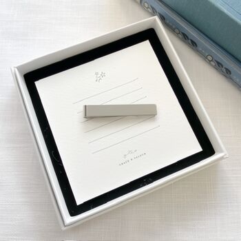 Will You Be My Best Man Tie Clip | Personalised Engraved Stainless Steel Gift, 8 of 8