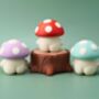 Cute Mushroom Fidget Clicker Keychain | 3D Printed Toadstool Stress Reliver | Kawaii Desk Mechanical Switch Clicker | Cottagecore Gift, thumbnail 3 of 6