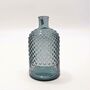 Recycled Glass Diamond Bottle Vase In Seven Colours, thumbnail 5 of 8