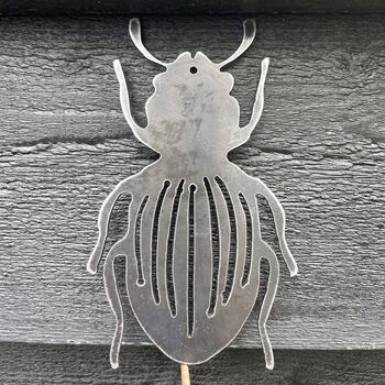Beetle Insect Mobile, Metal Art For Home And Garden, 2 of 10