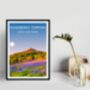 Roseberry Topping North York Moors Landscape Art Print, thumbnail 2 of 3