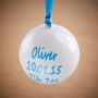 Twin Personalised Christmas Baubles, thumbnail 3 of 8