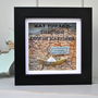 Personalised Coastal Map Paper Boat Picture Frame, thumbnail 8 of 12