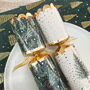 Premium Green White And Gold Christmas Tree Crackers X Eight, thumbnail 5 of 8