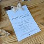 Personalised Wedding Invites, Forever Has A Nice Ring To It, thumbnail 2 of 3