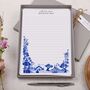 A5 Personalised Letter Writing Paper Oriental Landscape, thumbnail 1 of 4