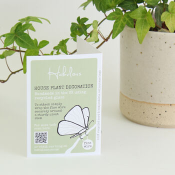 Tilly Tortoise Plant Hugger Decoration | Gift Card | Letterbox Gift, 4 of 4