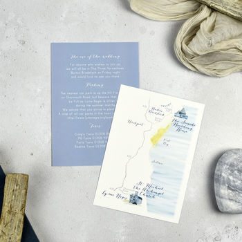 'Ocean Road' Wedding Invitations, 7 of 8