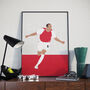 Thierry Henry North London Reds Poster, thumbnail 1 of 3