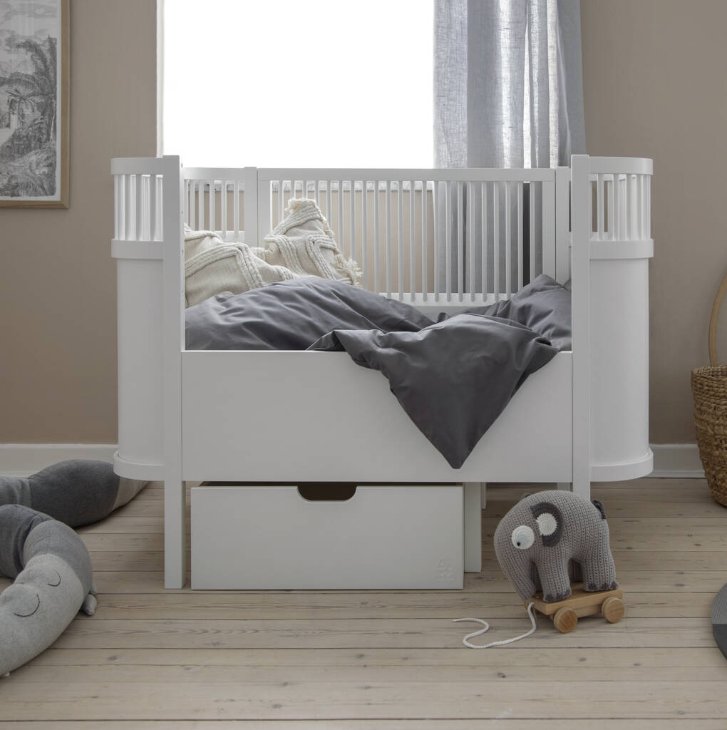 Classic White Baby And Junior Bed, 1 of 5