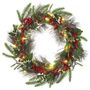 Light Up Christmas Red Berry Wreath, thumbnail 1 of 2