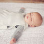 Merino Baby Sleep Bag In 'Silver Linings' Print, thumbnail 3 of 6