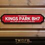 Bournemouth Afc Personalised Bar And Man Cave Sign, thumbnail 1 of 2