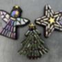 Make Your Own Set Of Three Hanging Christmas Mosaics, thumbnail 5 of 10