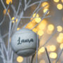 Personalised Tennis Ball Christmas Baubles, thumbnail 2 of 12