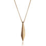 Reversible Gold Plated Silver Shard Necklace, thumbnail 2 of 4