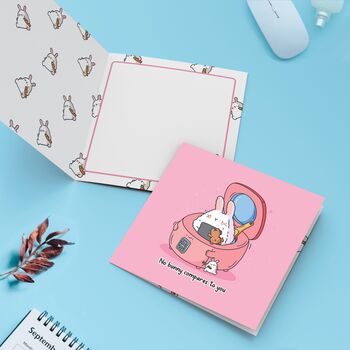 Sushi Bunny Card | Cute Greeting Cards, 4 of 4