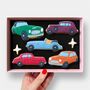 Classic Cars Father's Day Letterbox Iced Cookies, thumbnail 1 of 11