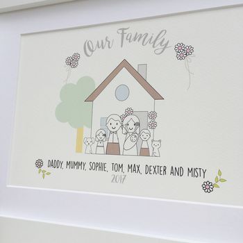 Personalised Family Picture, 3 of 6
