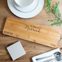 Personalised Eat Drink And Be Married Serving Board, thumbnail 4 of 5