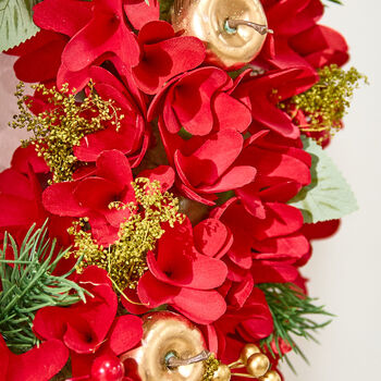 Woodhall Floral Autumn Wreath, 3 of 5
