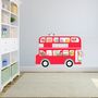 All Aboard Bus Fabric Wall Sticker, thumbnail 1 of 3