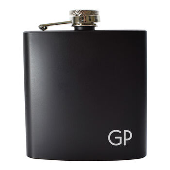 Personalised Monogramed Hip Flask, 2 of 12