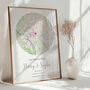 Our Special Place Personalised Map Print Anniversary Gift, thumbnail 7 of 11