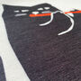 Musician Black Cat Themed Cushion Cover, thumbnail 6 of 7