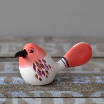 Fantail Ceramic Bird, 4 of 4
