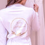 Personalised Feather Hoop Wedding Dressing Gown, thumbnail 1 of 6