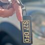Customised Number Plate Keyring, thumbnail 1 of 4