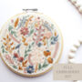 Spring Bloom Floral Hand Embroidery Kit, thumbnail 1 of 6