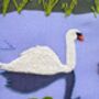 Swan And Cygnet Embroidery Kit, thumbnail 6 of 7