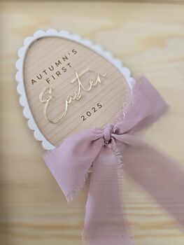Luxury Personalised Easter Plaque First Easter, 6 of 6