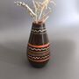 'Lima' Boho Brown Table Flower Vase, Troyan Style, thumbnail 3 of 5